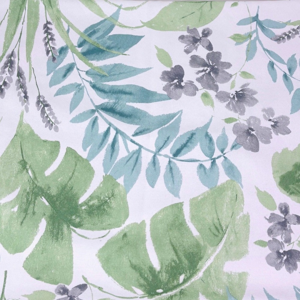 Tommy Bahama Tablecloth Botanical Floral 60x82" Green Tropical Coastal
